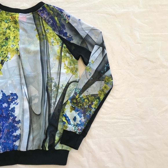 CLOVER CANYON Space Garden Chiffon Top - Picture 12 of 14